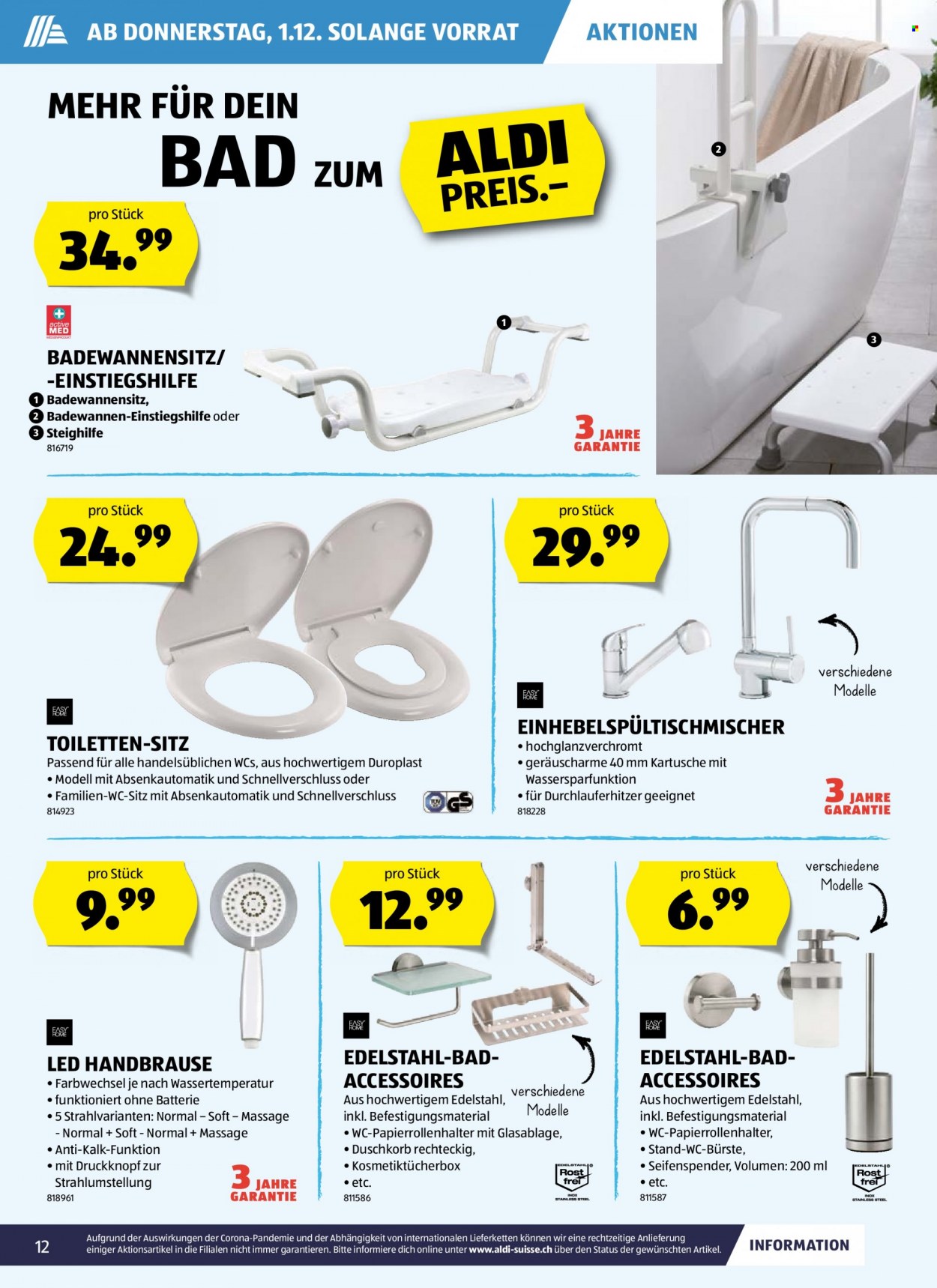 Catalogue Aldi - 1.12.2022 - 7.12.2022. Page 12
