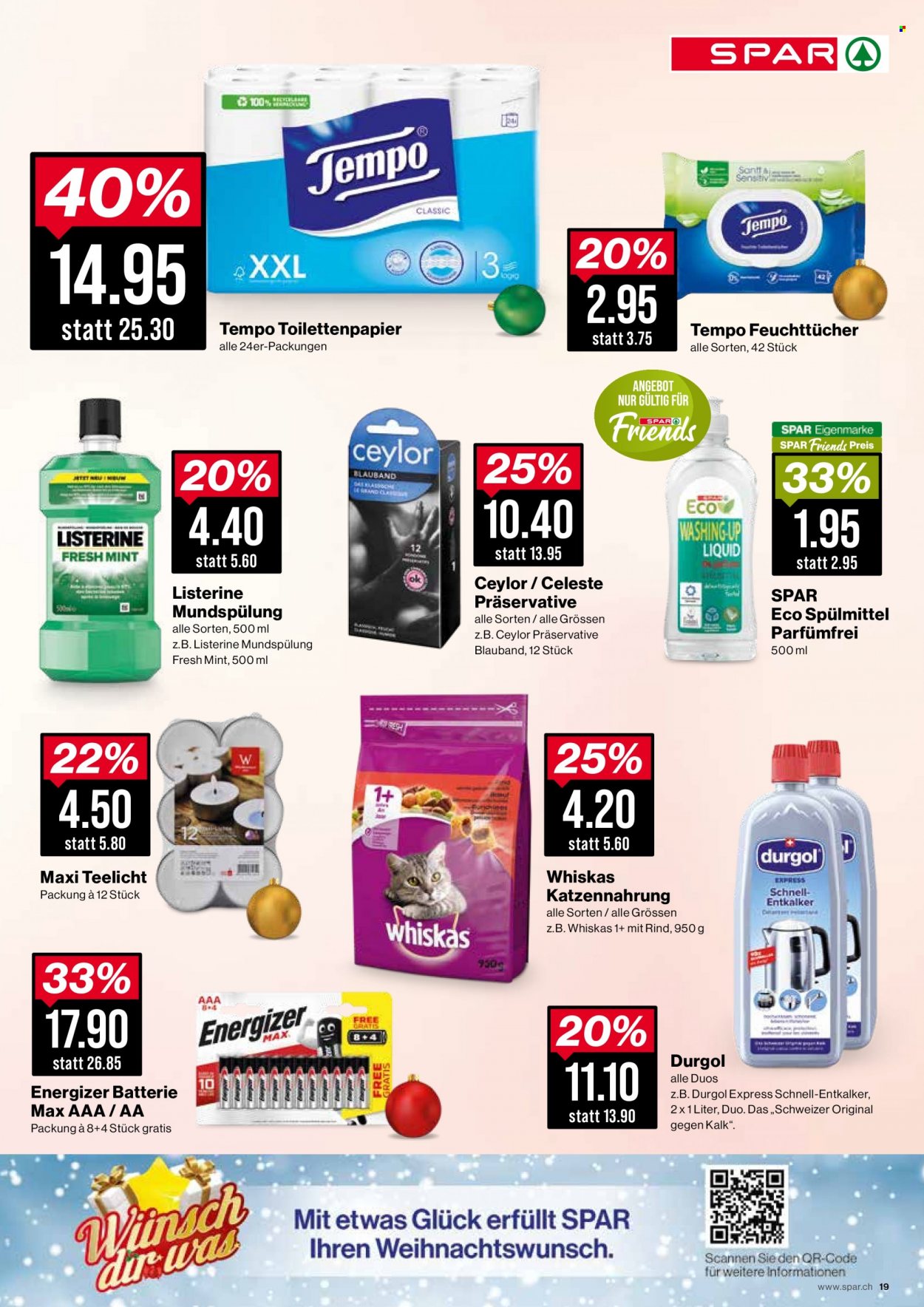 Prospekt SPAR - 29.11.2022 - 3.12.2022. Seite 19