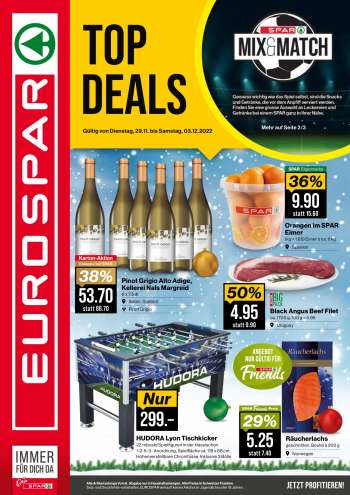 Prospekte SPAR - 29.11.2022 - 3.12.2022.