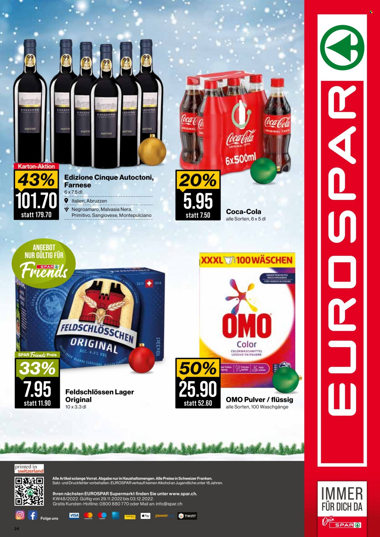 Volantino SPAR - 29.11.2022 - 3.12.2022. Pagina 24