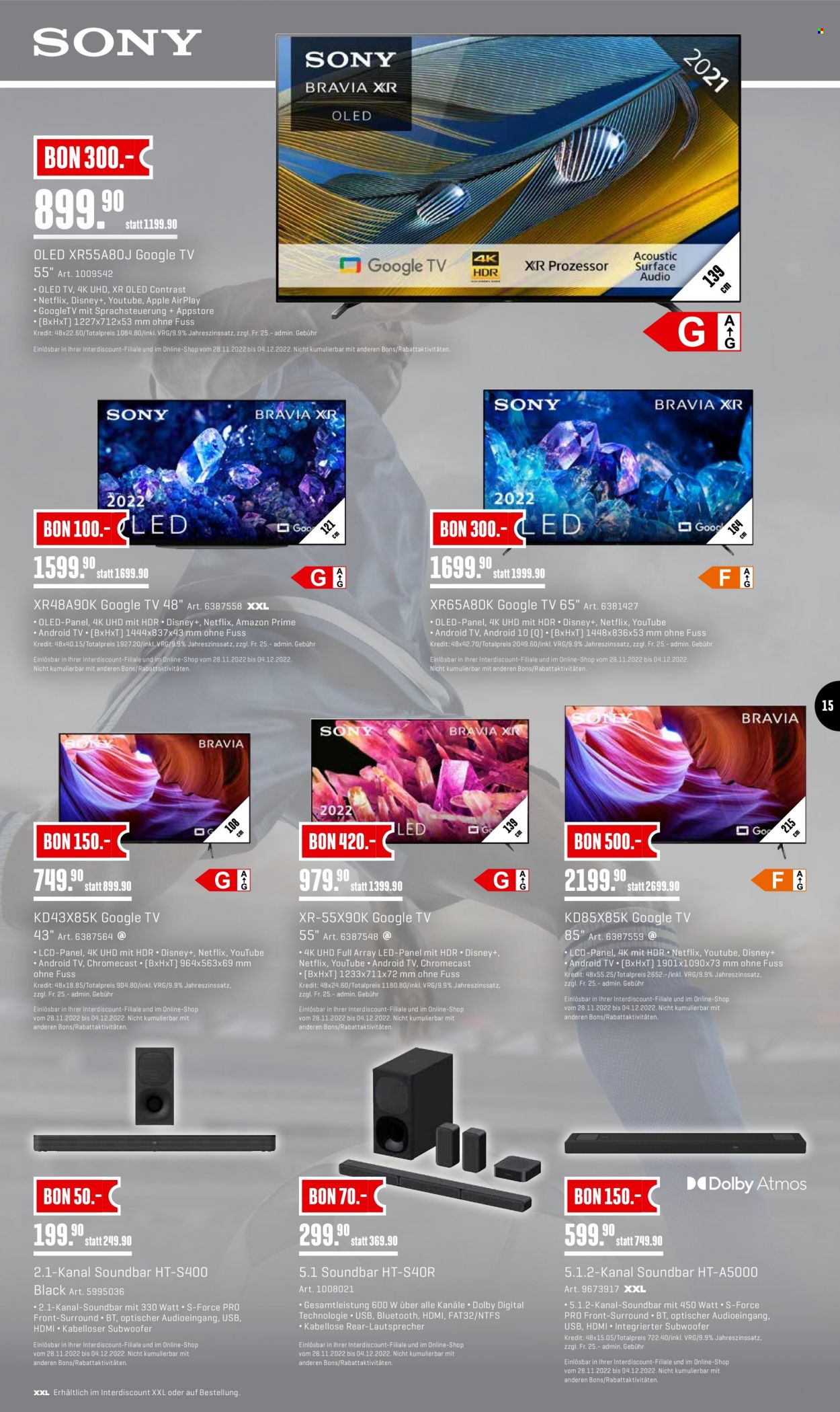 Volantino Interdiscount - 28.11.2022 - 4.12.2022. Pagina 15
