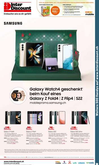 Volantino Interdiscount - 28.11.2022 - 25.12.2022.