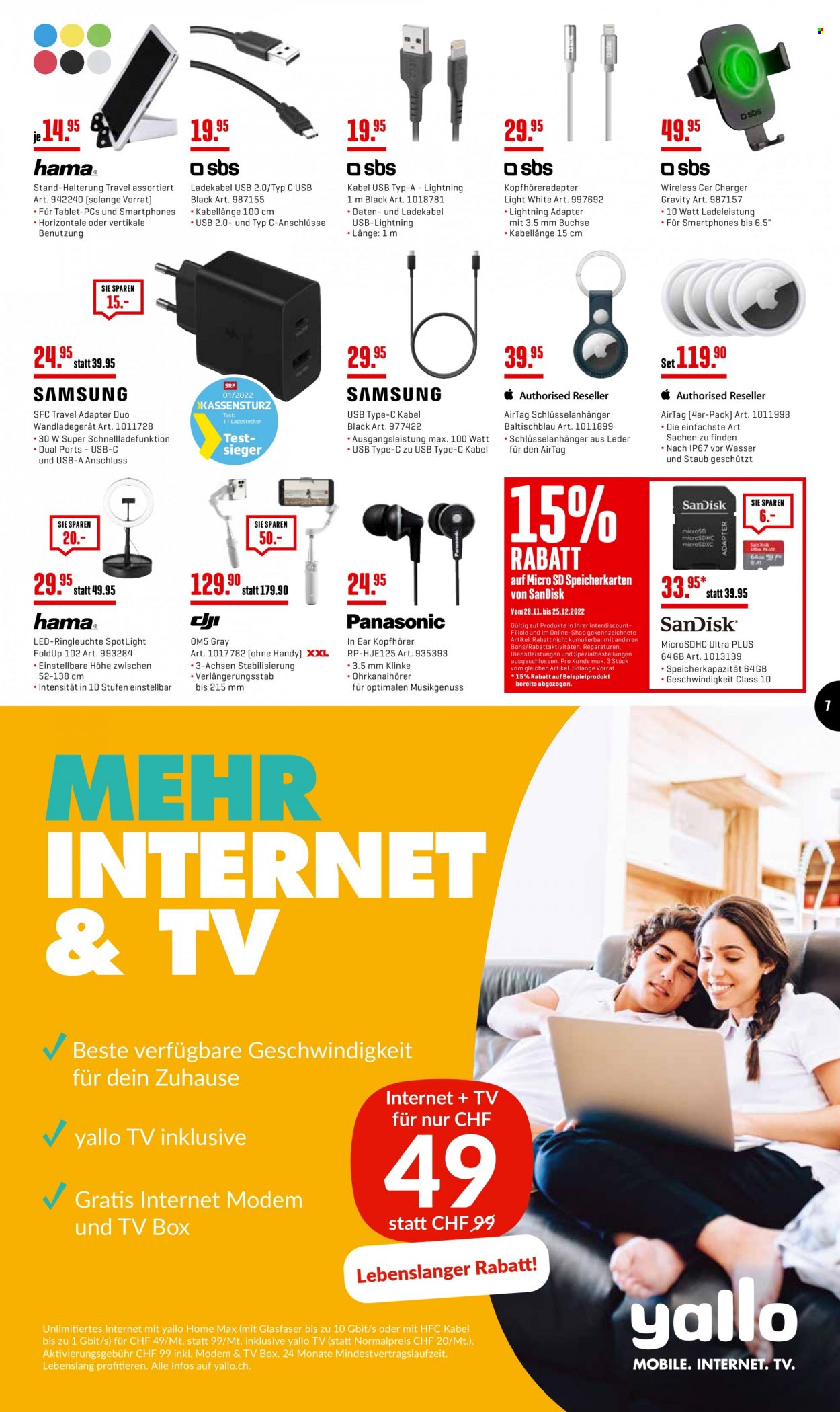 Prospekt Interdiscount - 28.11.2022 - 25.12.2022. Seite 7