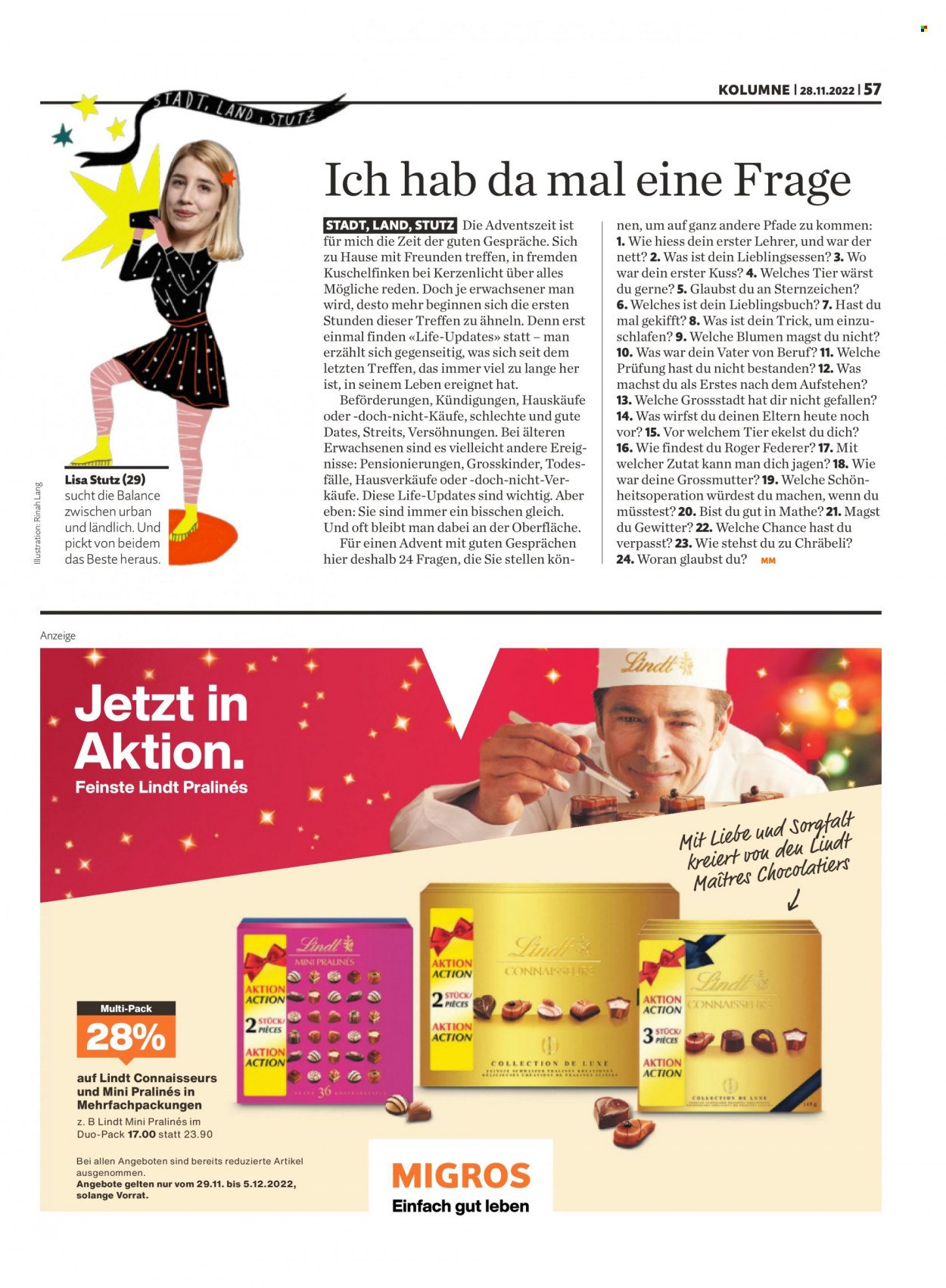 Prospekt Migros - 28.11.2022 - 4.12.2022. Seite 57