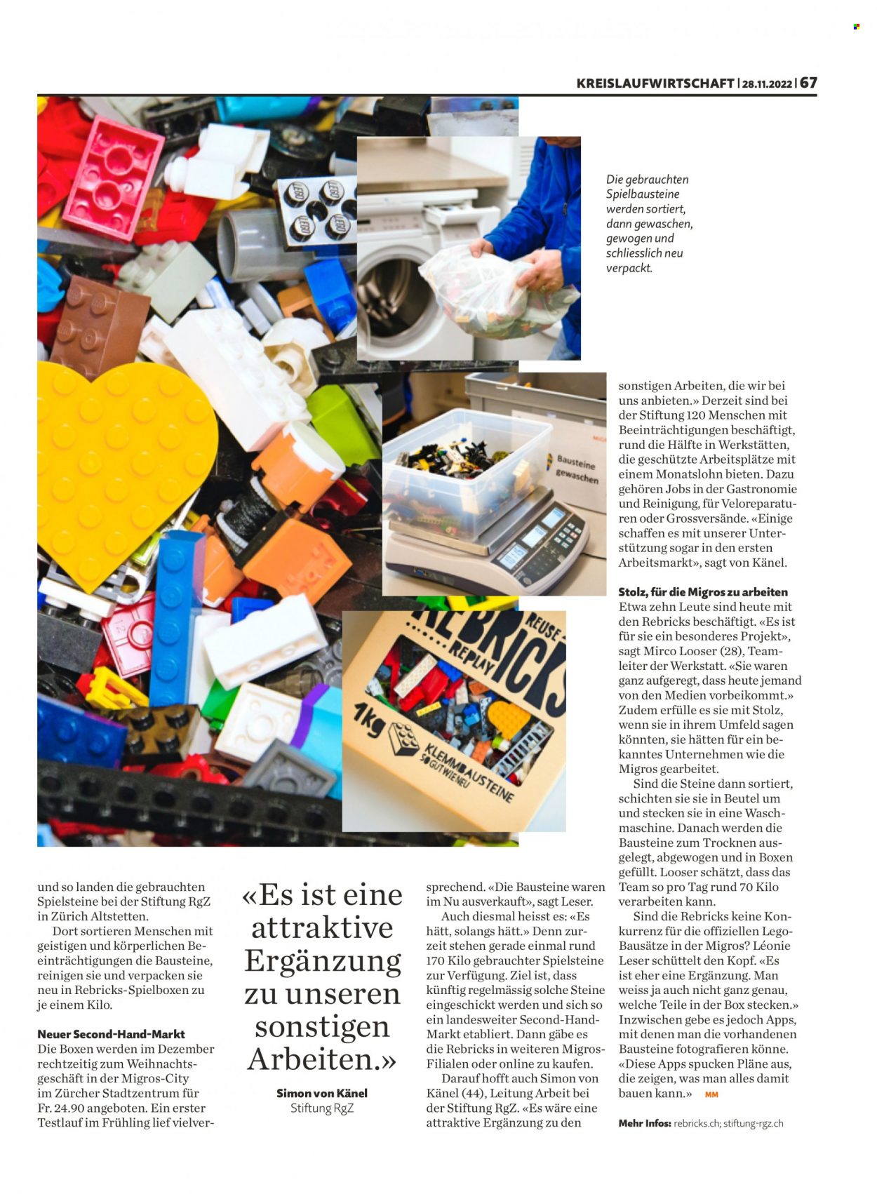 Prospekt Migros - 28.11.2022 - 4.12.2022. Seite 67