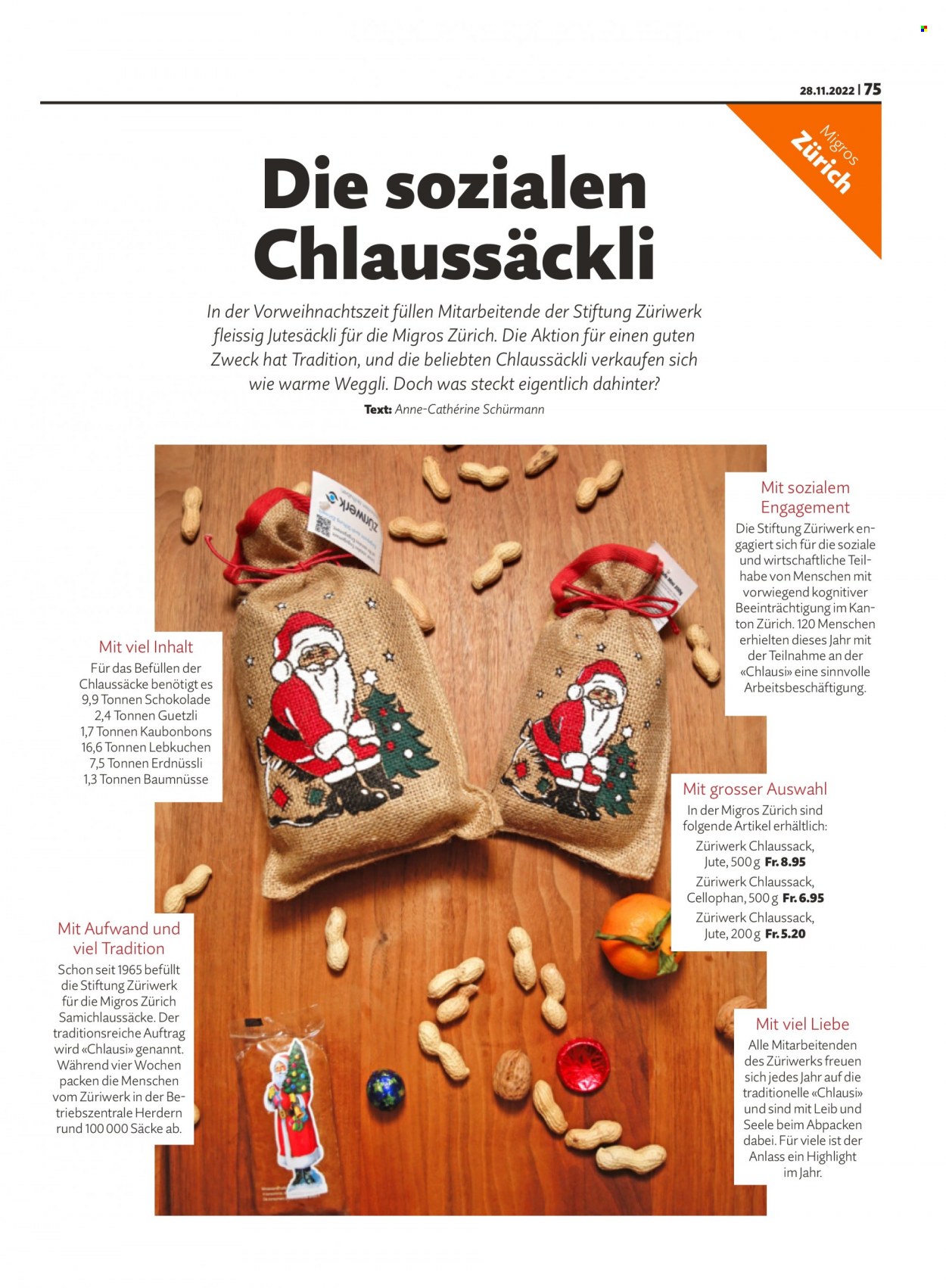 Prospekt Migros - 28.11.2022 - 4.12.2022. Seite 75