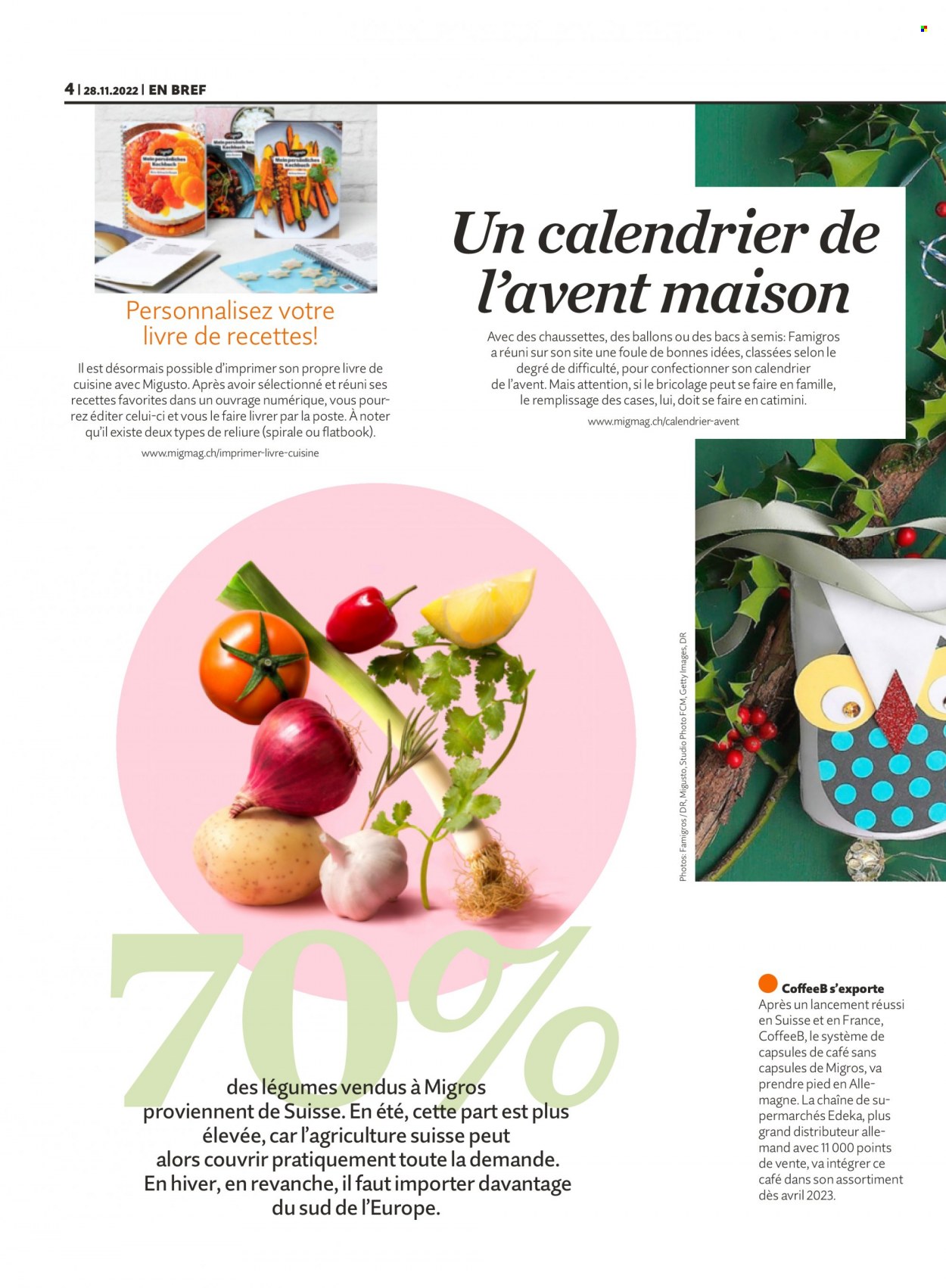 Prospekt Migros - 29.11.2022 - 5.12.2022. Seite 4