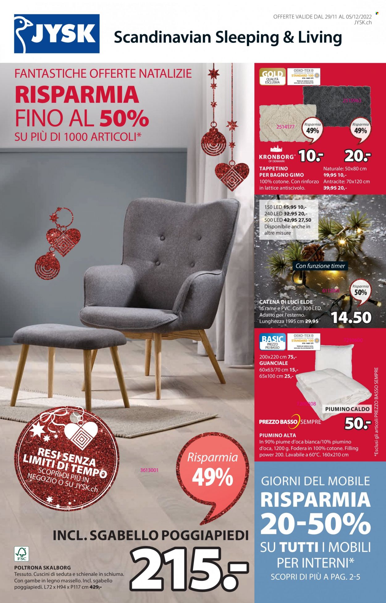 Catalogue JYSK - 29.11.2022 - 5.12.2022. Page 1