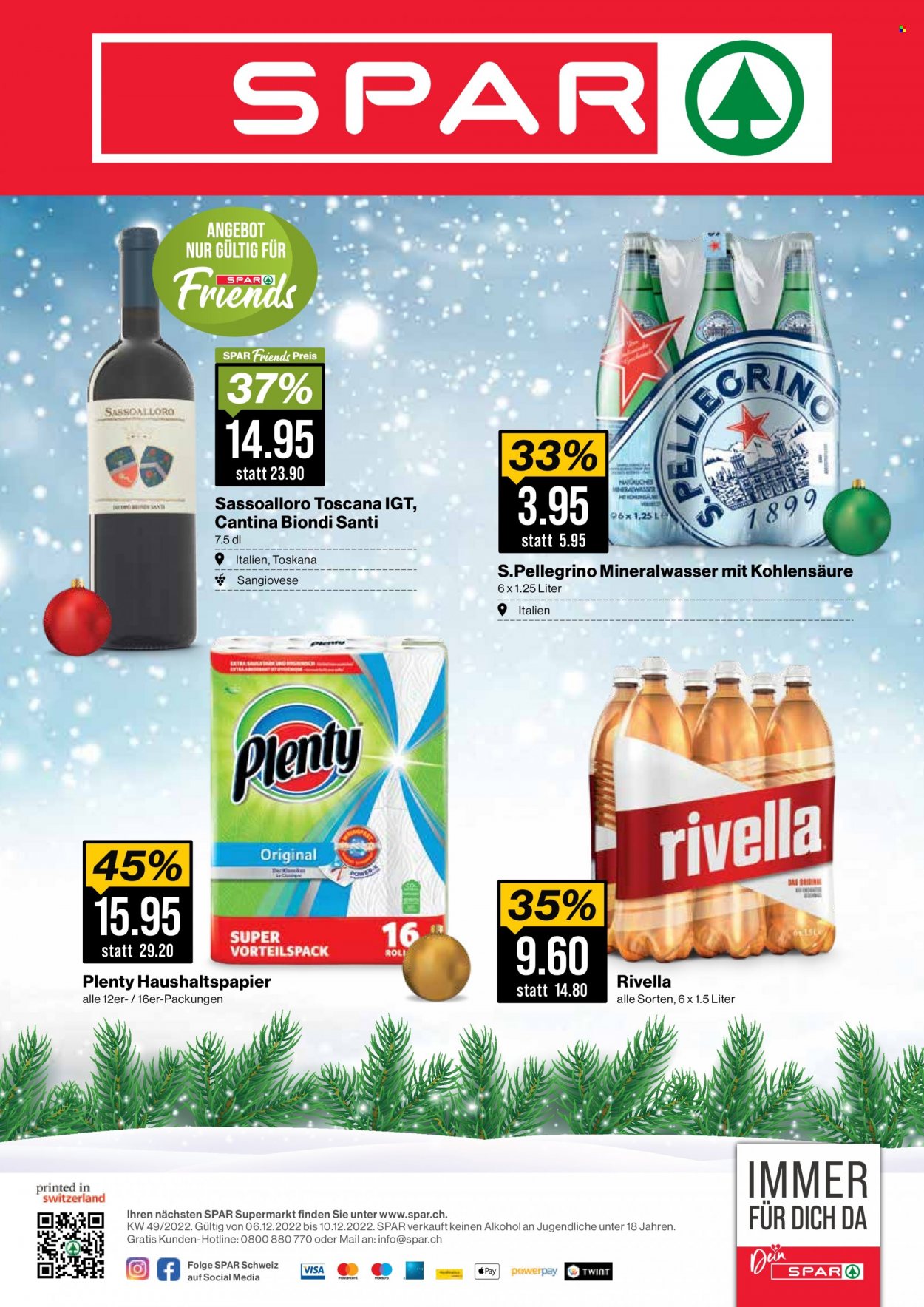 Prospekt SPAR - 6.12.2022 - 10.12.2022. Seite 20