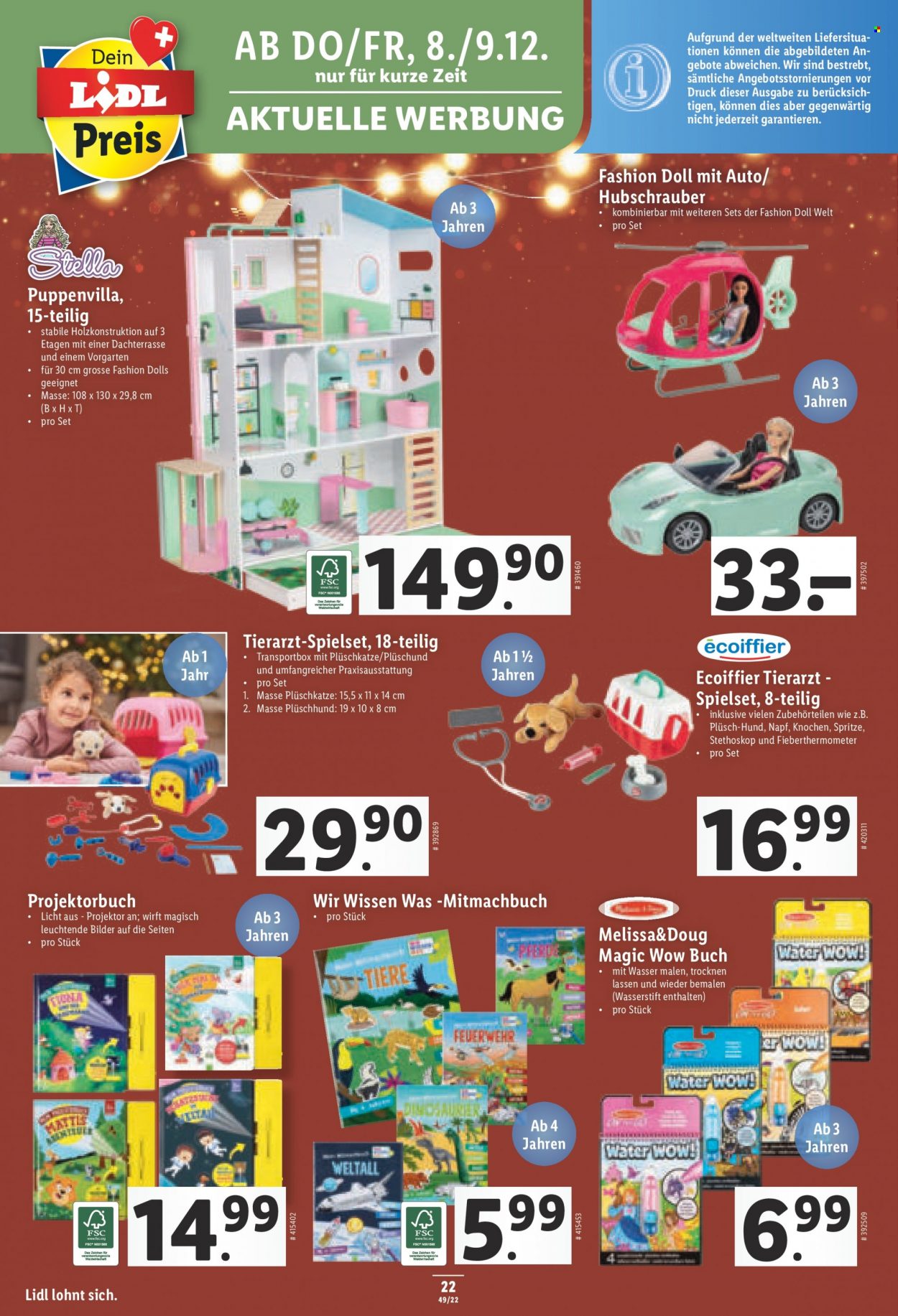 Prospekt Lidl - 8.12.2022 - 14.12.2022. Seite 22
