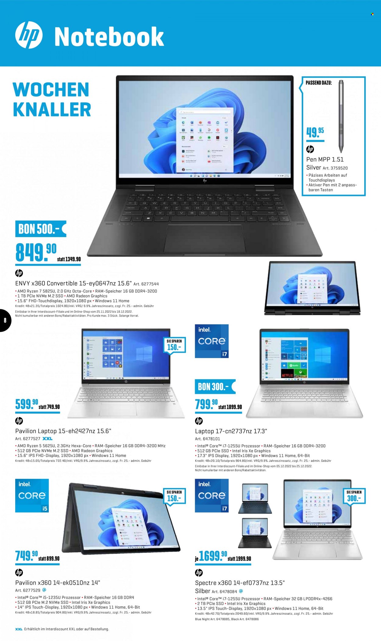 Volantino Interdiscount - 5.12.2022 - 25.12.2022. Pagina 8