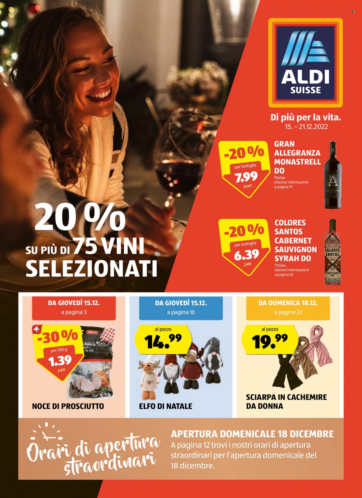 Volantino Aldi - 15.12.2022 - 21.12.2022. Pagina 1