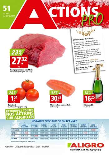 Volantino ALIGRO - 19.12.2022 - 24.12.2022.