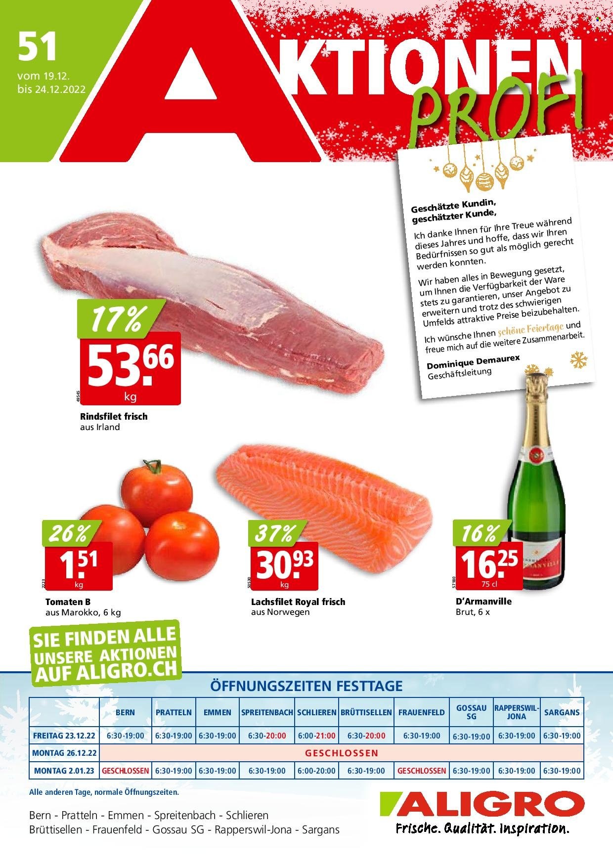 Prospekt ALIGRO - 19.12.2022 - 24.12.2022. Seite 1