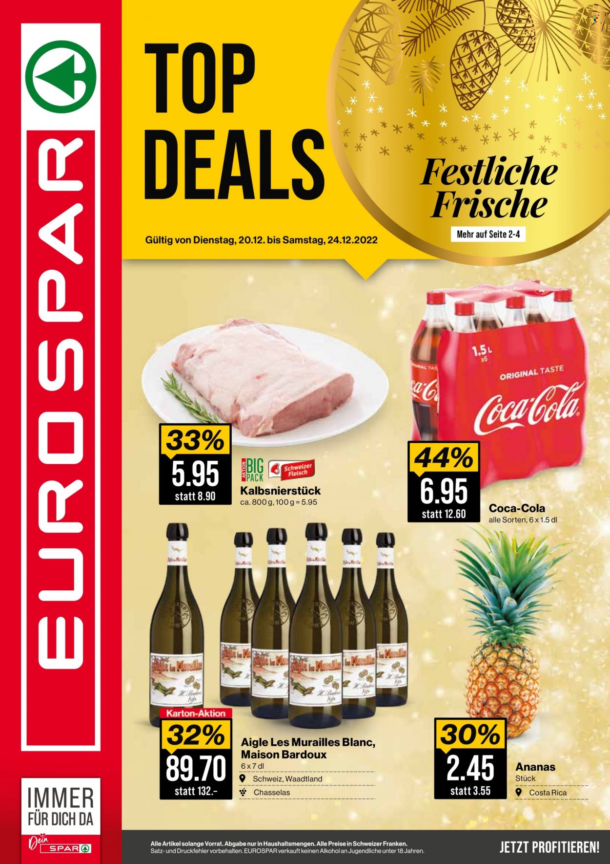 Catalogue SPAR - 20.12.2022 - 24.12.2022. Page 1
