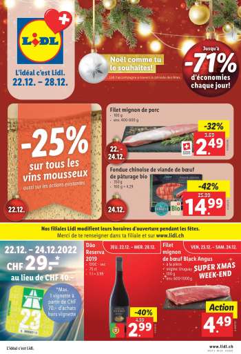 Prospekte Lidl - 22.12.2022 - 28.12.2022.
