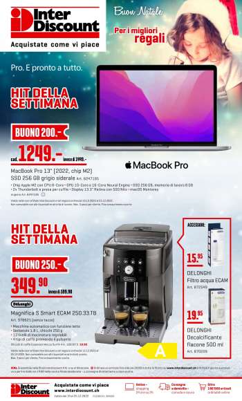 Volantino Interdiscount - 19.12.2022 - 25.12.2022.