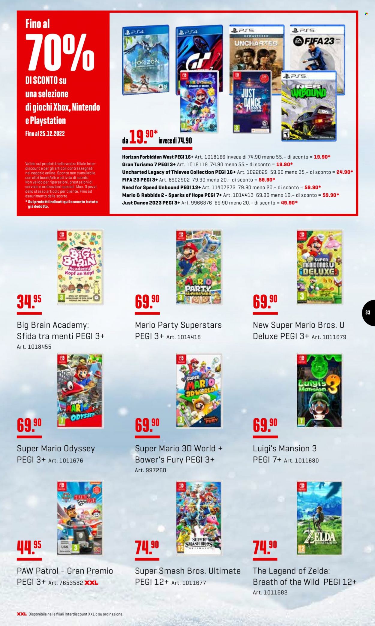 Volantino Interdiscount - 19.12.2022 - 25.12.2022. Pagina 33