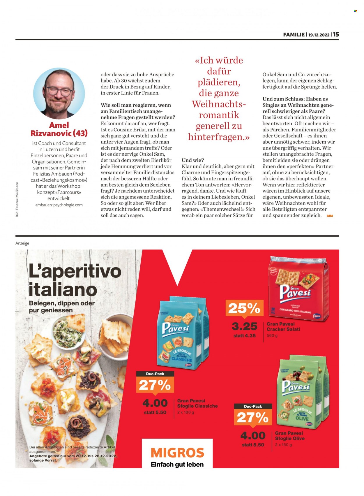 Prospekt Migros - 19.12.2022 - 25.12.2022. Seite 15
