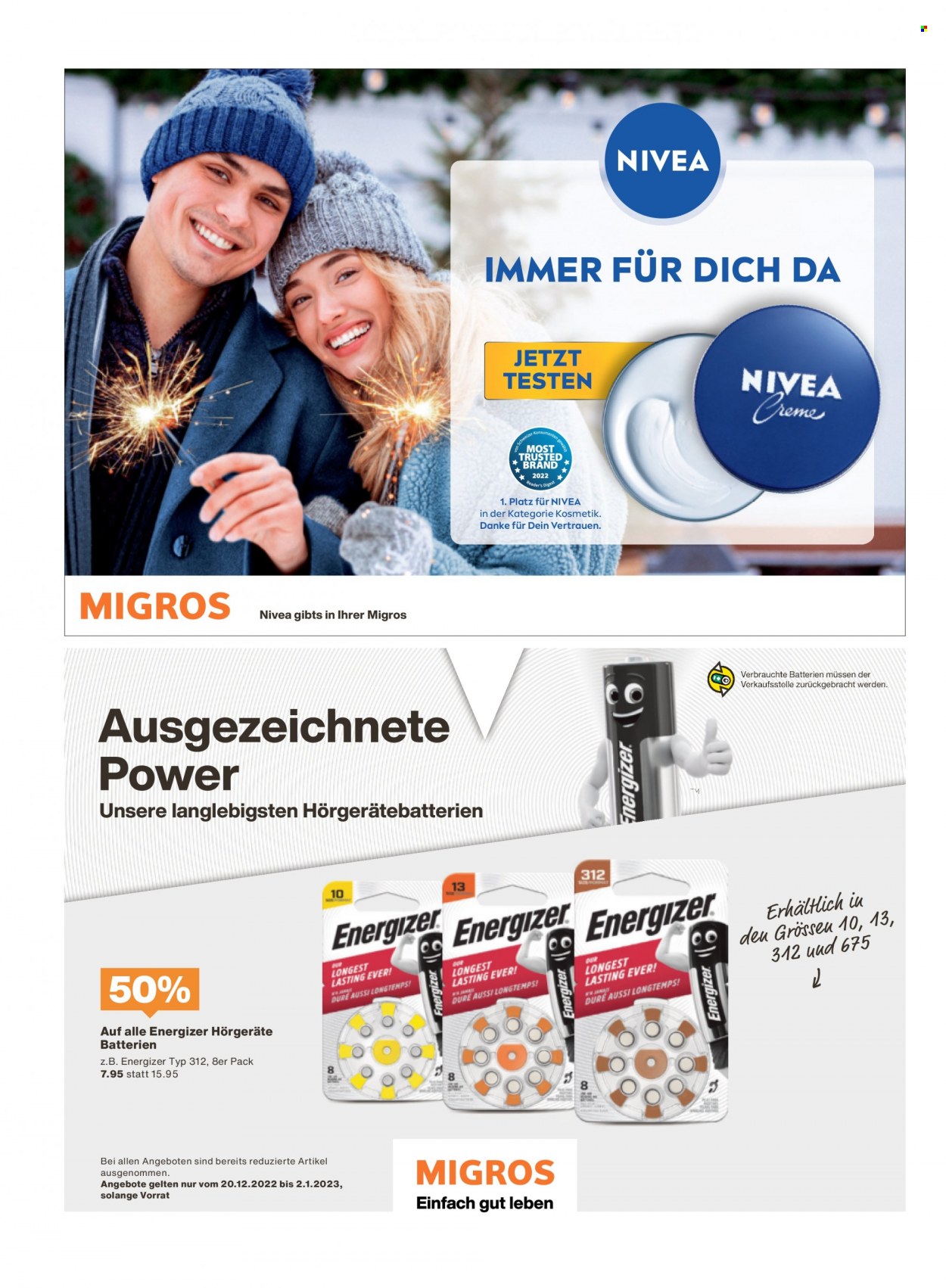 Prospekt Migros - 19.12.2022 - 25.12.2022. Seite 20