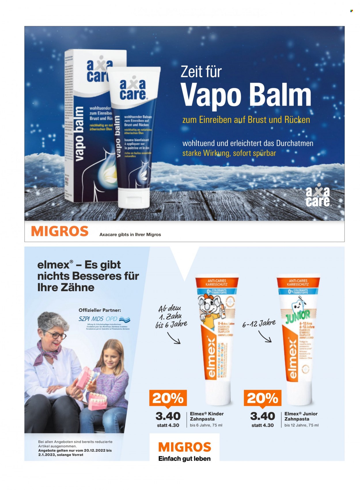 Prospekt Migros - 19.12.2022 - 25.12.2022. Seite 34