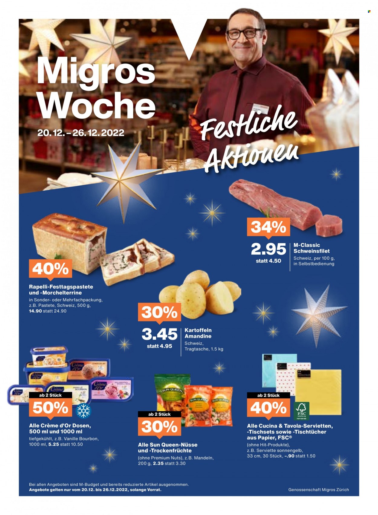 Prospekt Migros - 20.12.2022 - 26.12.2022. Seite 1