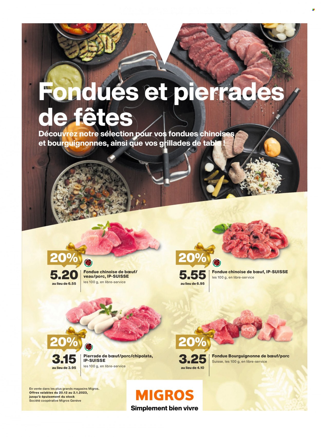 Prospekt Migros - 19.12.2022 - 25.12.2022. Seite 38