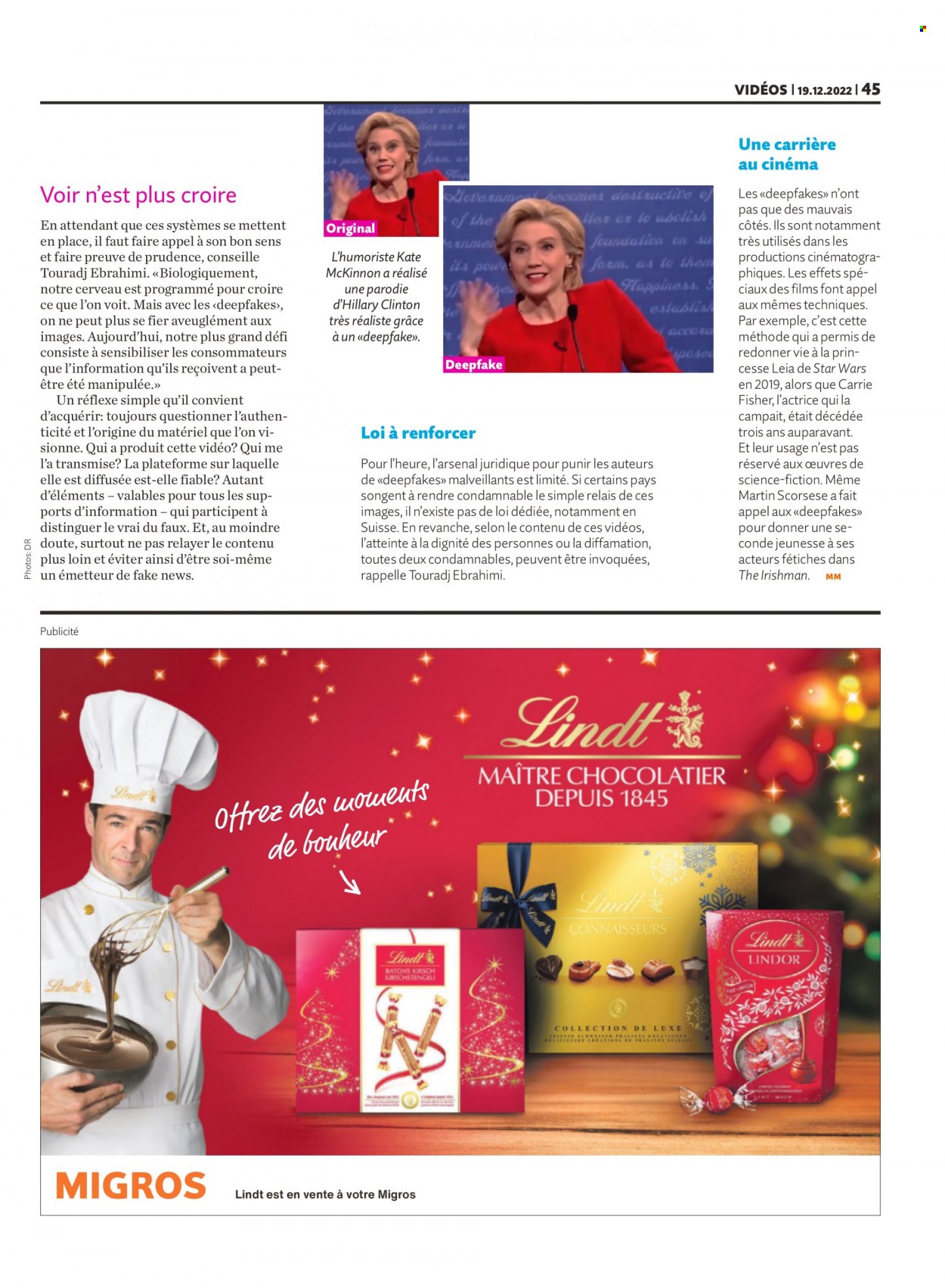 Prospekt Migros - 19.12.2022 - 25.12.2022. Seite 45