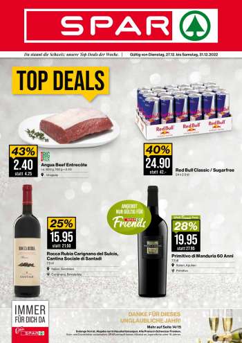 Prospekte SPAR - 27.12.2022 - 31.12.2022.