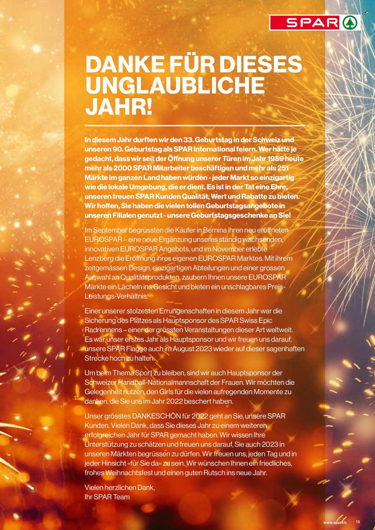 Volantino SPAR - 27.12.2022 - 31.12.2022. Pagina 13