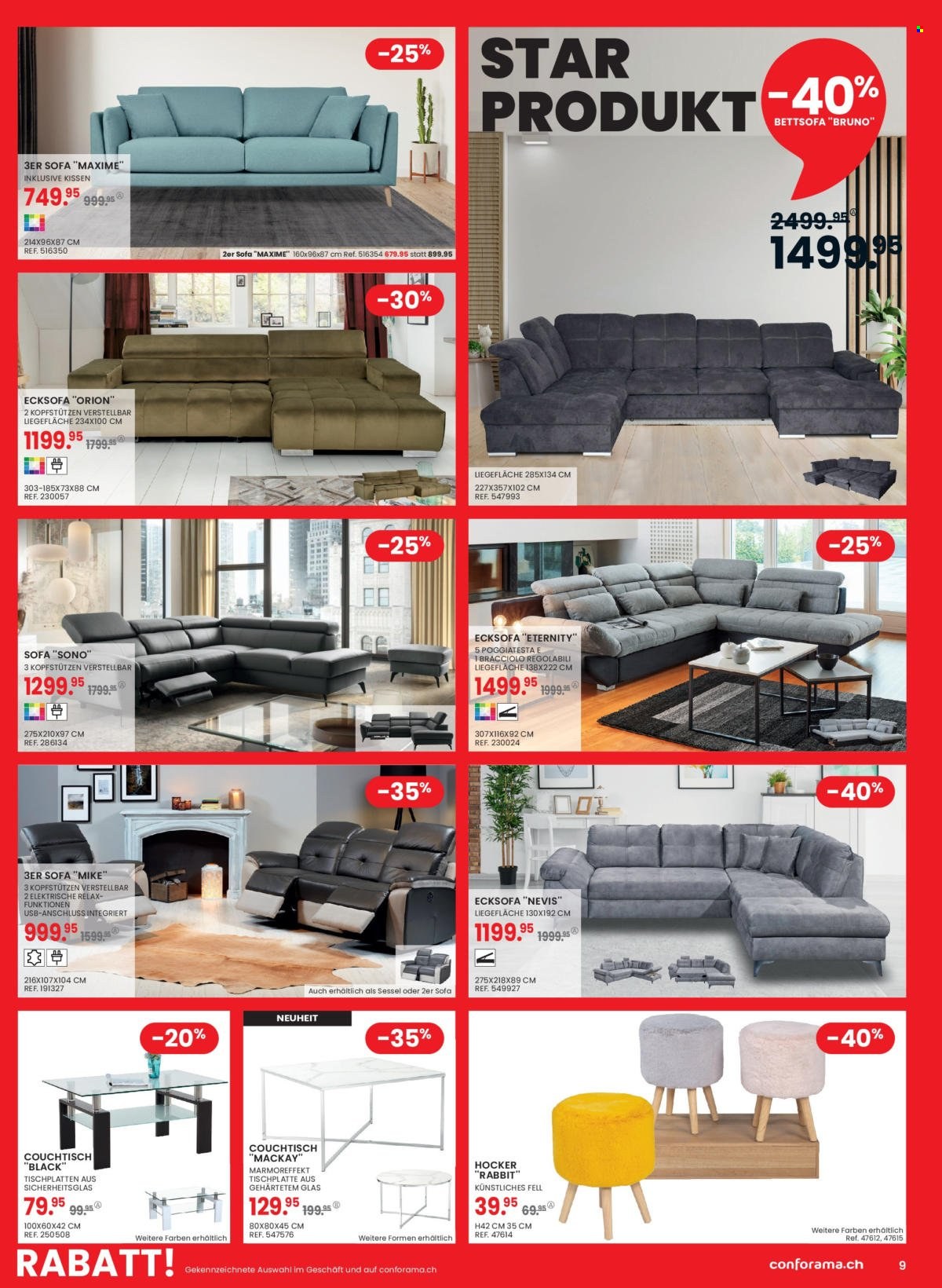 Prospekt Conforama - 20.12.2022 - 1.1.2023. Seite 9