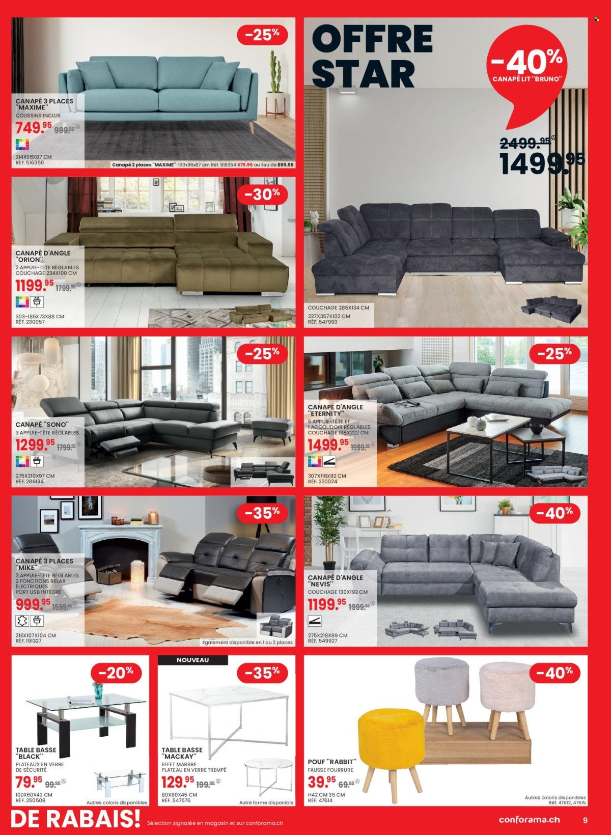 Volantino Conforama - 20.12.2022 - 1.1.2023. Pagina 9