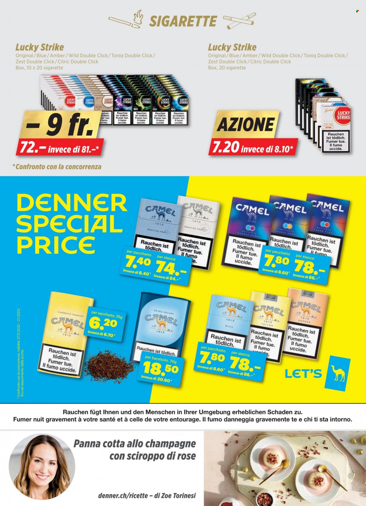 Prospekt Denner - 27.12.2022 - 2.1.2023. Seite 23