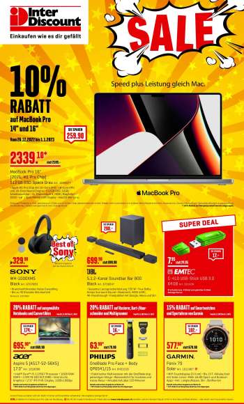Volantino Interdiscount - 26.12.2022 - 8.1.2023.