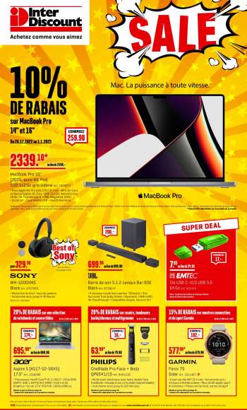 Volantino Interdiscount - 26.12.2022 - 8.1.2023.