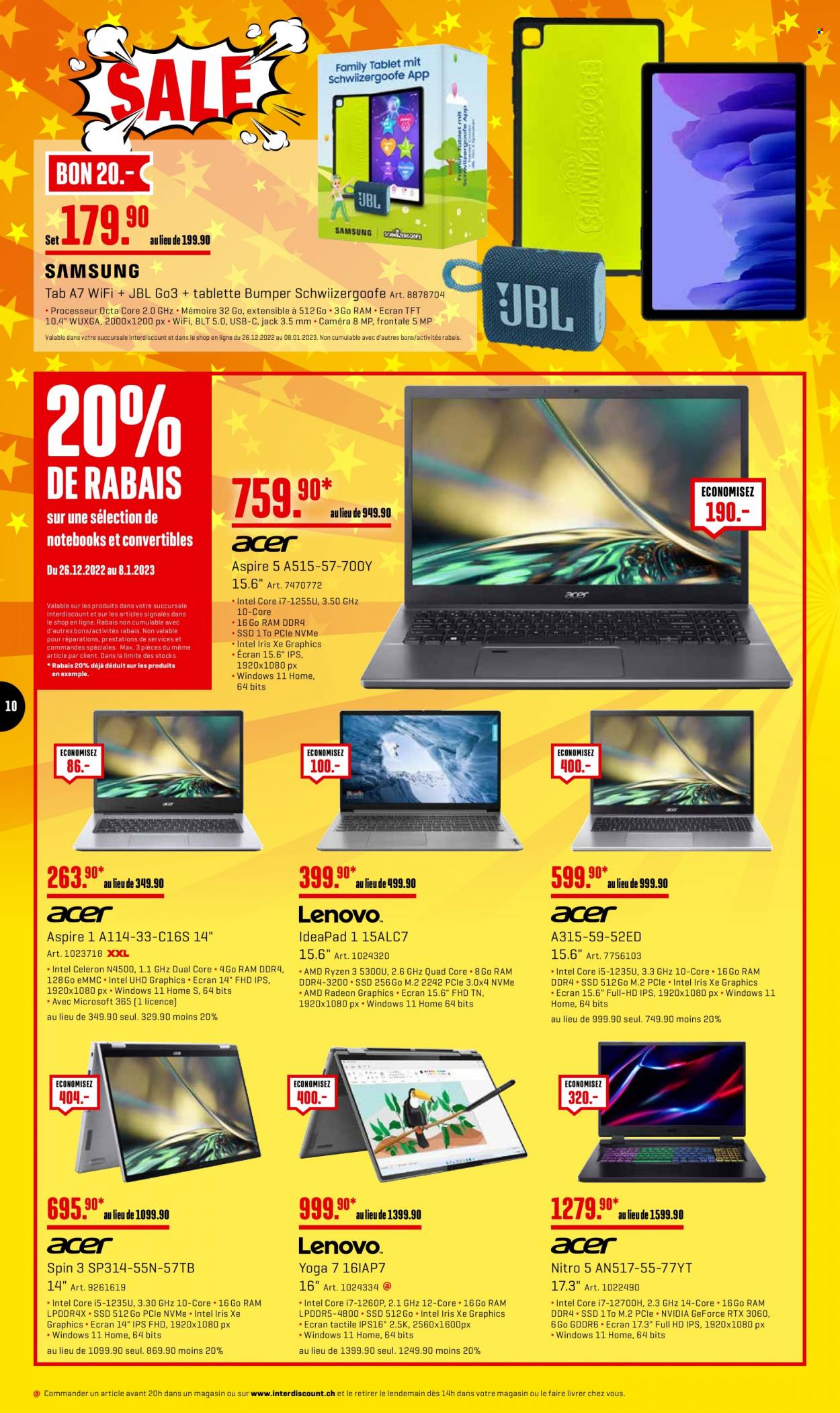Prospekt Interdiscount - 26.12.2022 - 8.1.2023. Seite 10