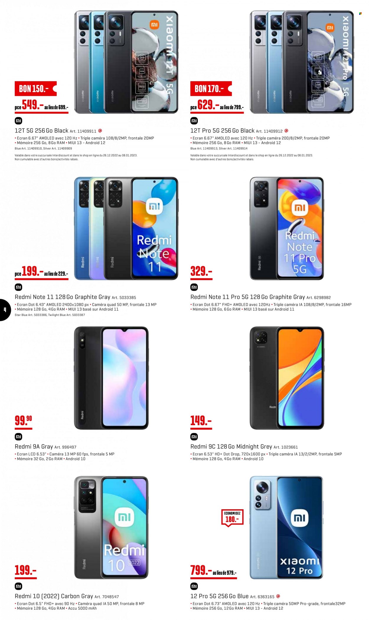 Prospekt Interdiscount - 26.12.2022 - 8.1.2023. Seite 4