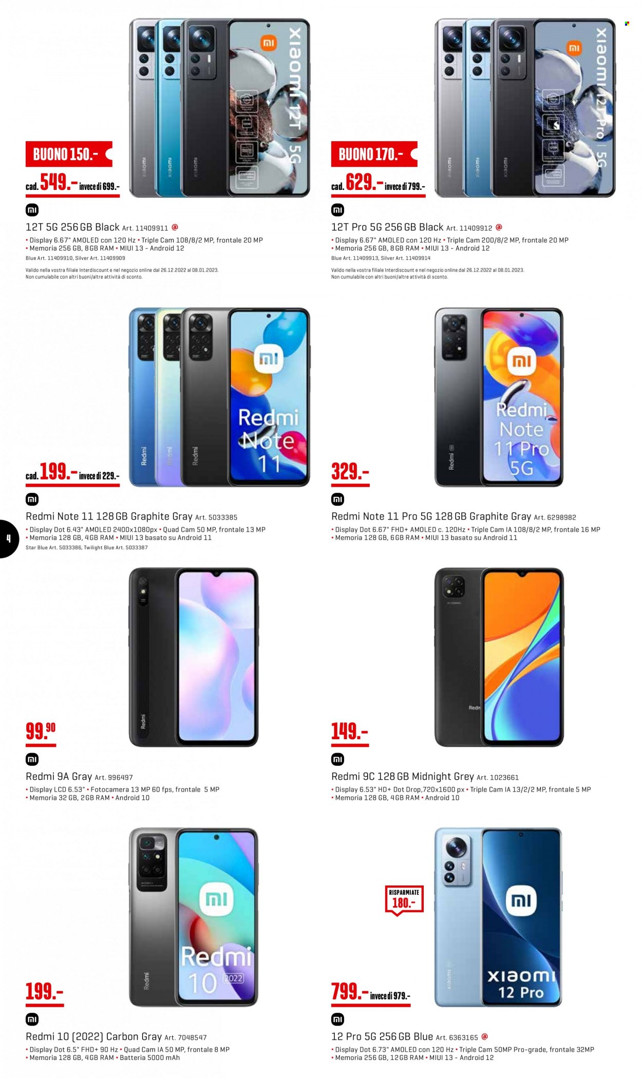 Prospekt Interdiscount - 26.12.2022 - 8.1.2023. Seite 4
