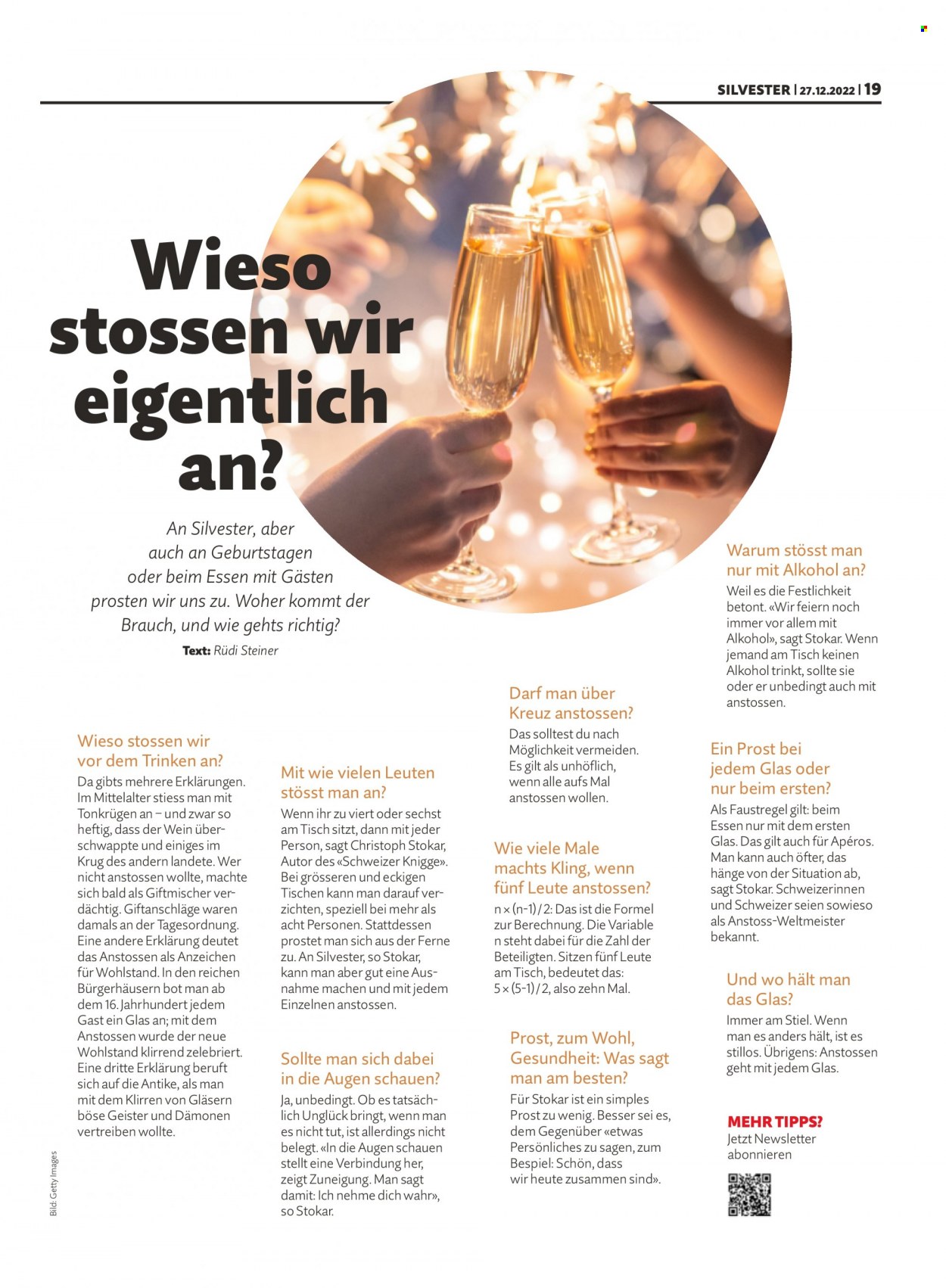 Prospekt Migros - 27.12.2022 - 2.1.2023. Seite 19