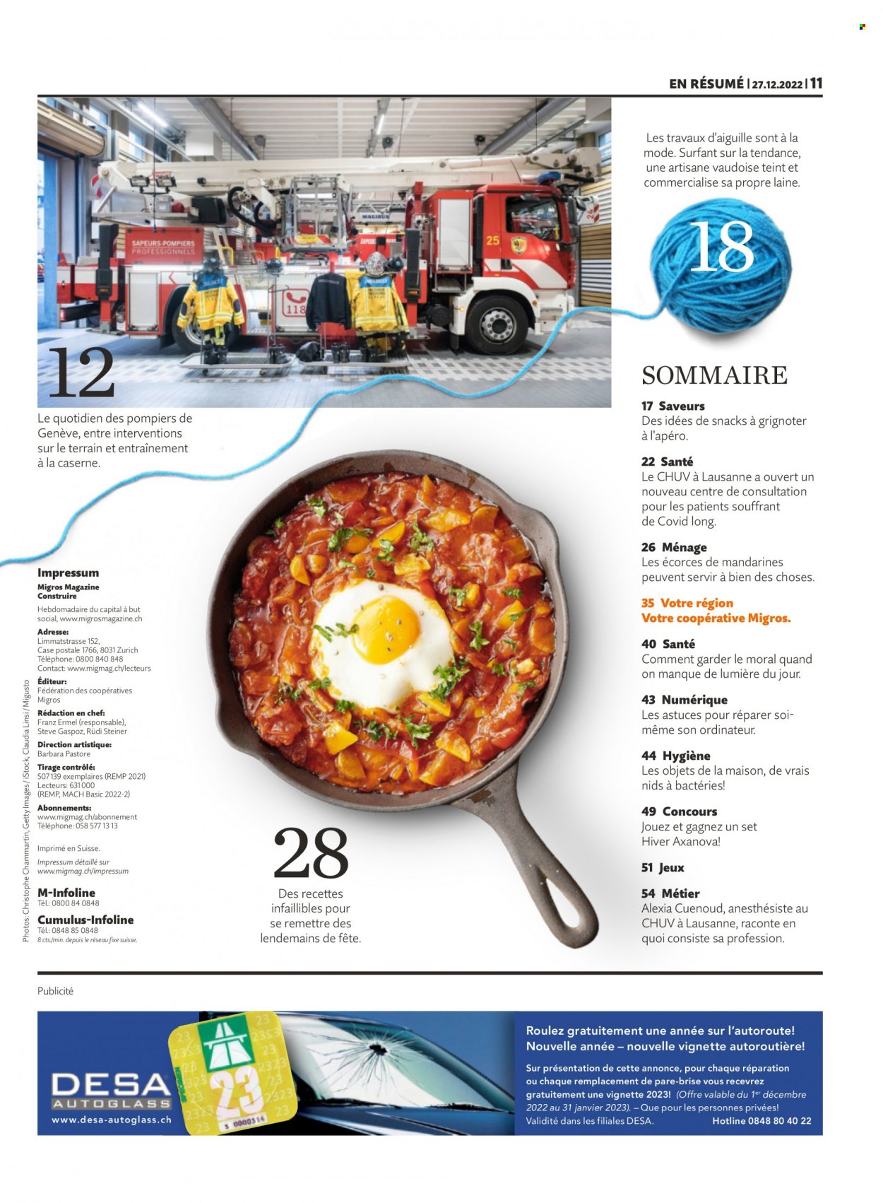 Prospekt Migros - 27.12.2022 - 2.1.2023. Seite 11