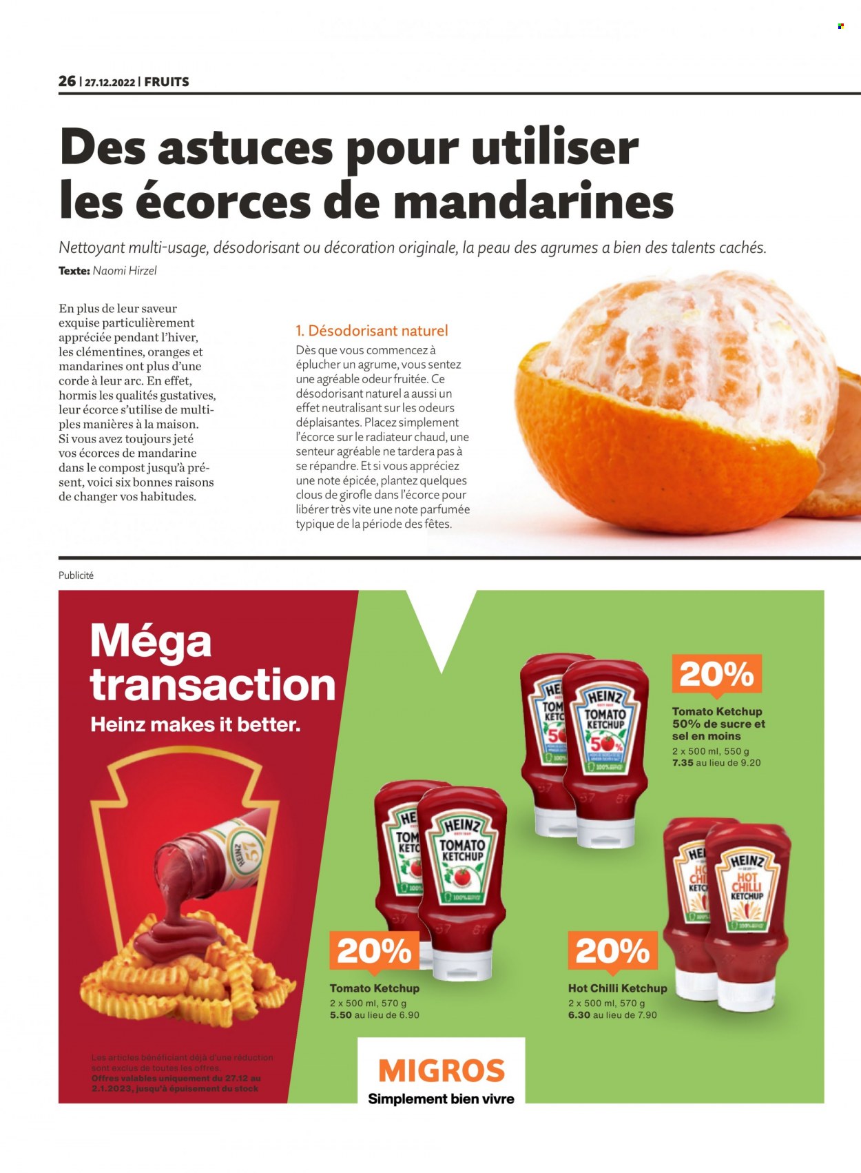 Prospekt Migros - 27.12.2022 - 2.1.2023. Seite 26