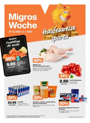 Volantino Migros - 27.12.2022 - 2.1.2023.