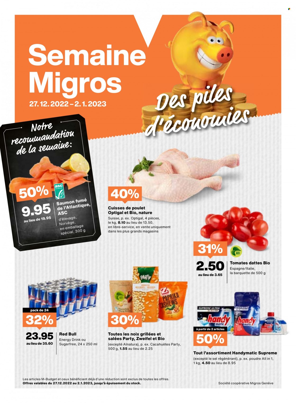 Prospekt Migros - 27.12.2022 - 2.1.2023. Seite 1