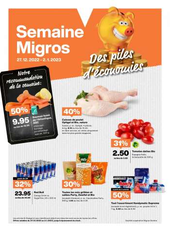 Prospekte Migros - 27.12.2022 - 2.1.2023.