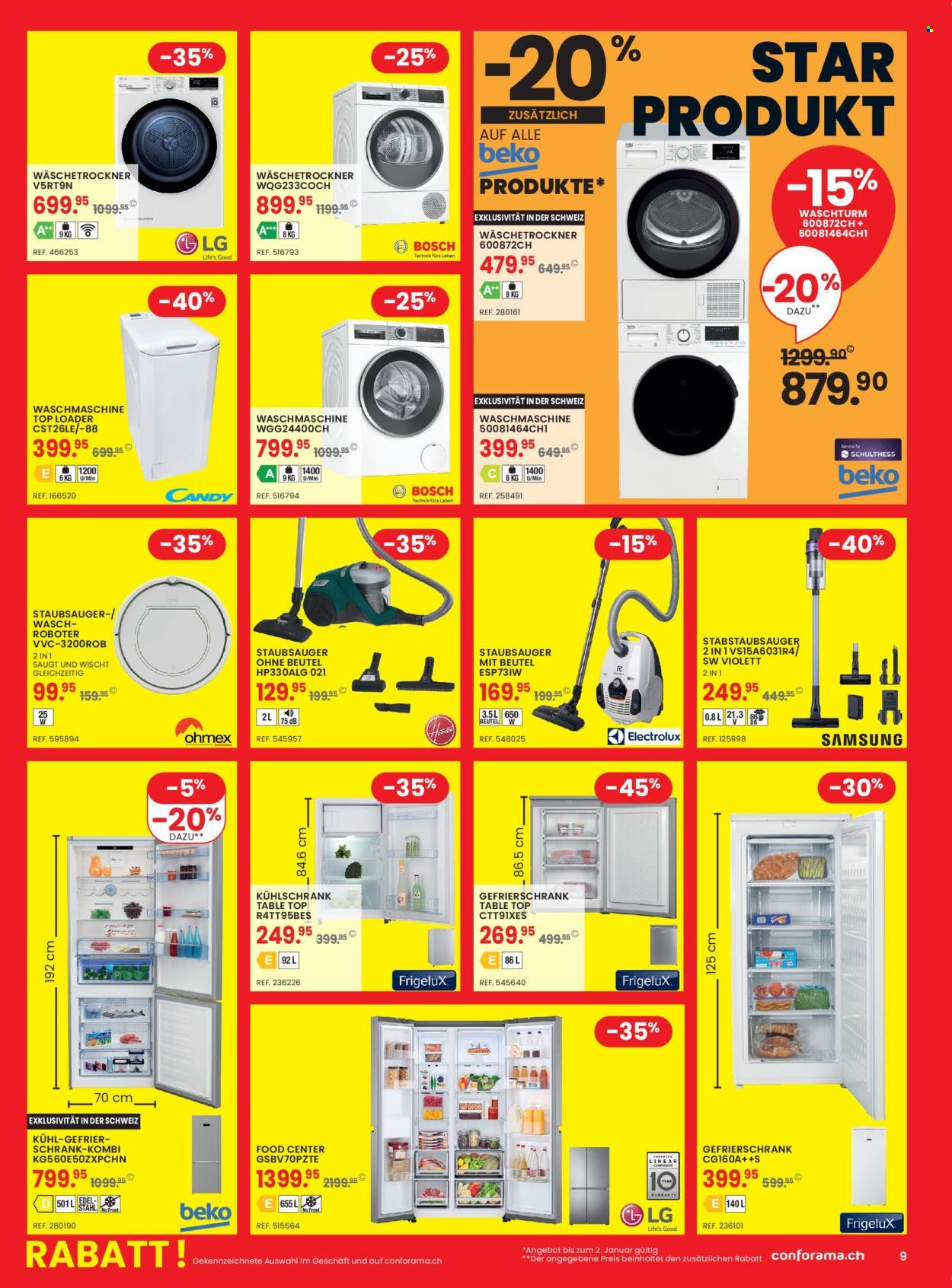 Volantino Conforama - 27.12.2022 - 9.1.2023. Pagina 9