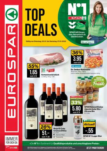 Prospekte SPAR - 3.1.2023 - 7.1.2023.