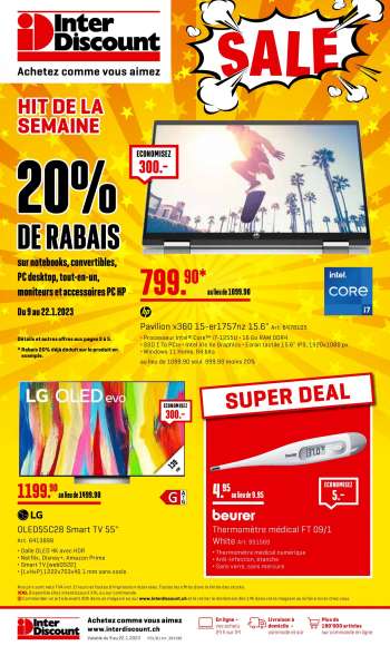 Prospekte Interdiscount - 9.1.2023 - 22.1.2023.