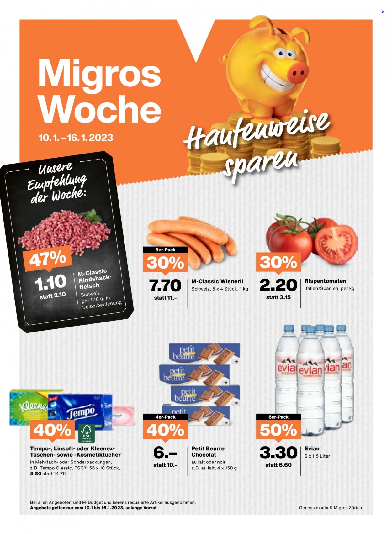 Volantino Migros - 10.1.2023 - 16.1.2023. Pagina 1