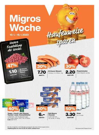 Prospekte Migros - 10.1.2023 - 16.1.2023.