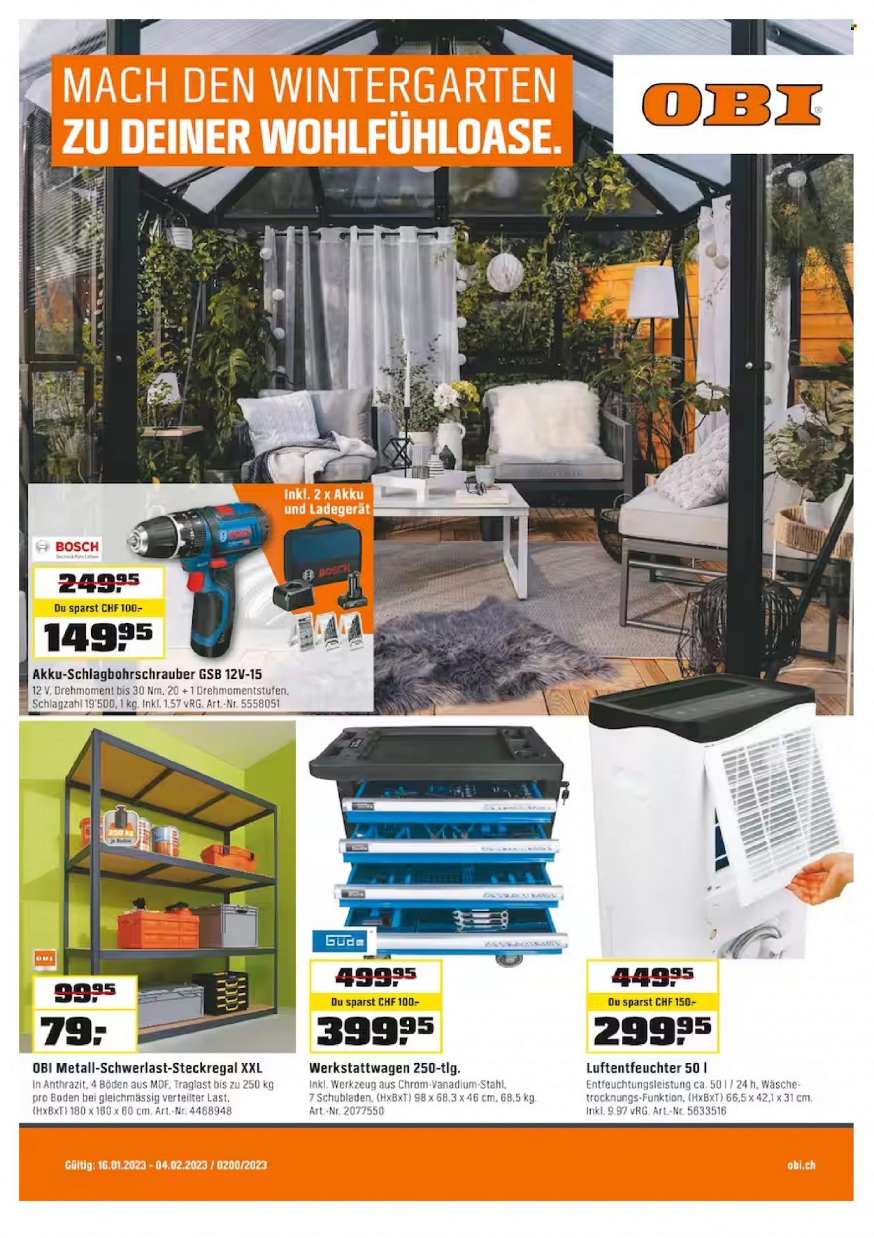 Catalogue OBI - 16.1.2023 - 4.2.2023. Page 1